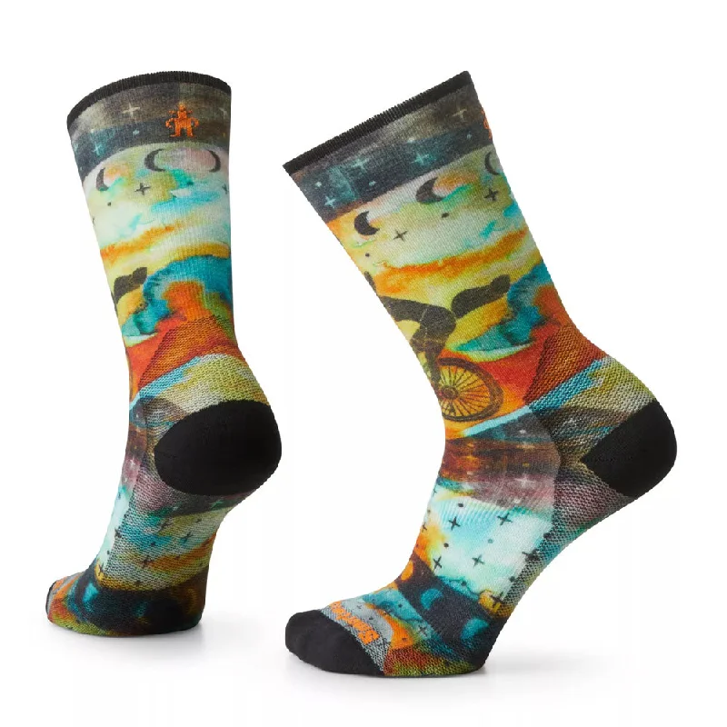 Smartwool Bike Zero Cushion Celestial Print Women’s Crew Sock