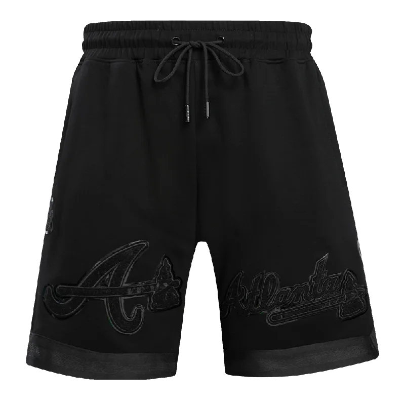 MLB ATLANTA BRAVES TRIPLE BLACK PRO TEAM MEN'S SHORT (BLACK)