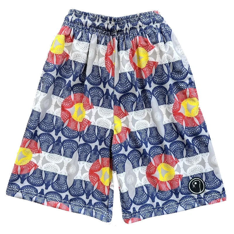 Mens Colorado Flag Lacrosse Shorts