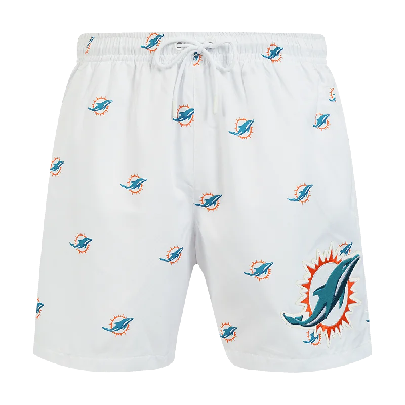 NFL MIAMI DOLPHINS AOP MEN'S MINI LOGO WOVEN SHORT (3MD)