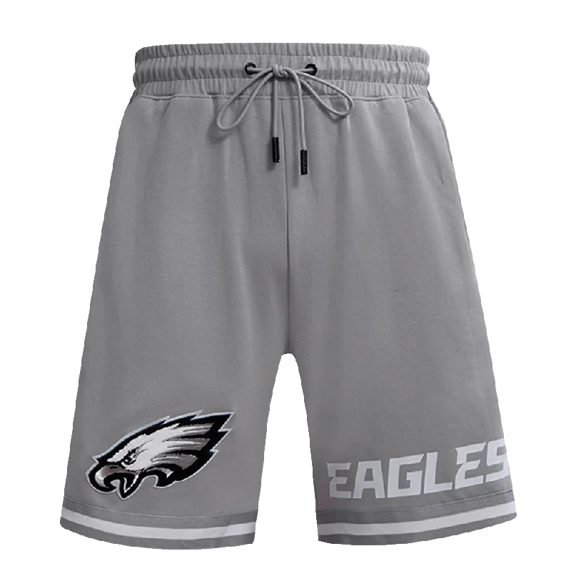 NFL PHILADELPHIA EAGLES CLASSIC CHENILLE MEN'S DK SHORT (GRAY)