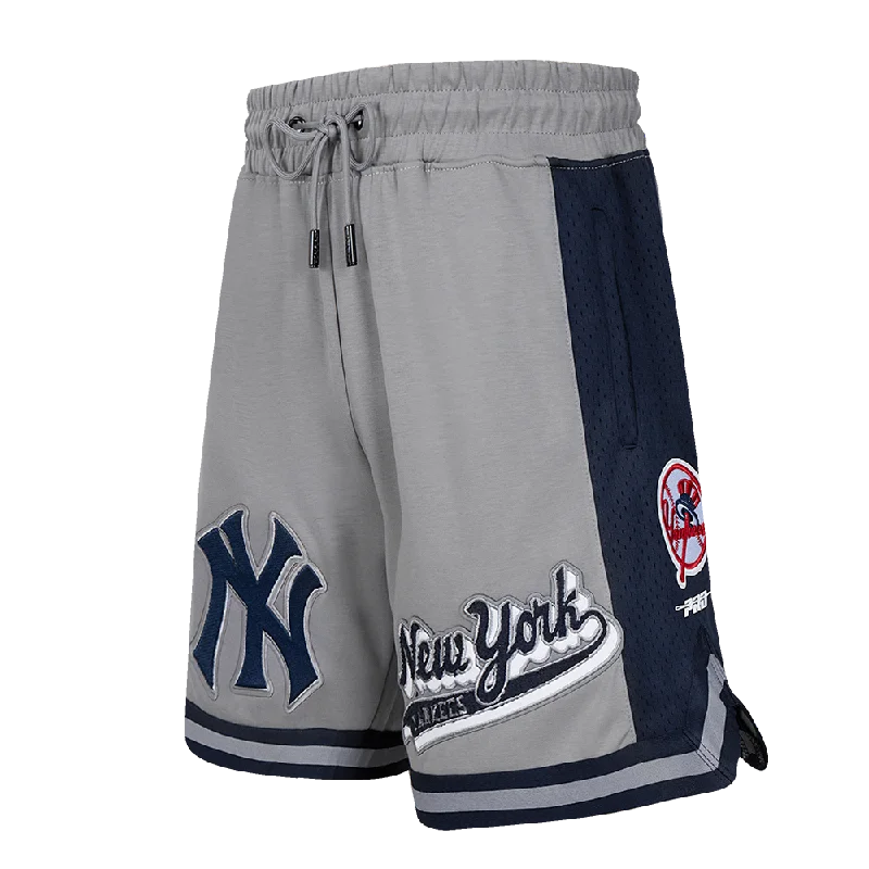 MLB NEW YORK YANKEES SCRIPT TAIL MEN'S DK 2.0 SHORT (GRAY/MIDNIGHT NAVY)