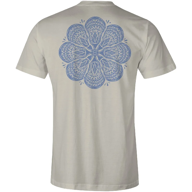 Womens Boho Lacrosse T-Shirt - Natural