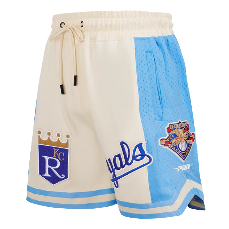 MLB KANSAS CITY ROYALS RETRO CLASSIC MEN'S 2.0 SHORT (EGGSHELL/ UNIVERSITY BLUE)