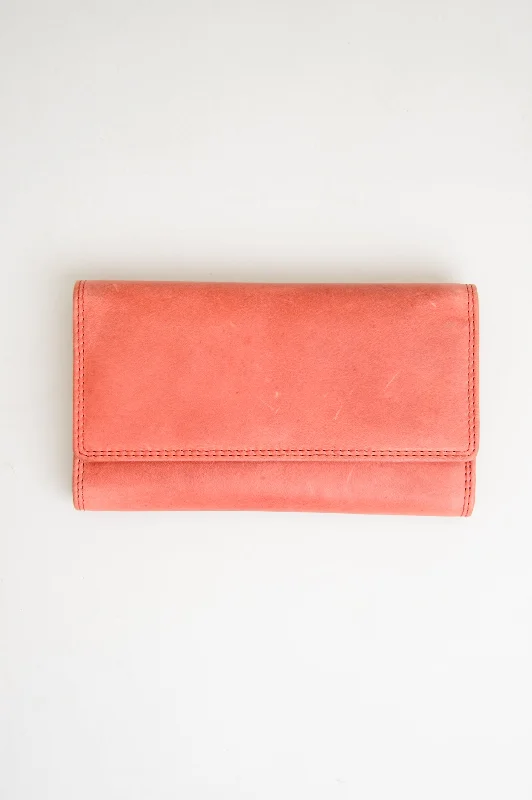 Adrian Klis 105 Ladies Wallet, Light Red, Leather