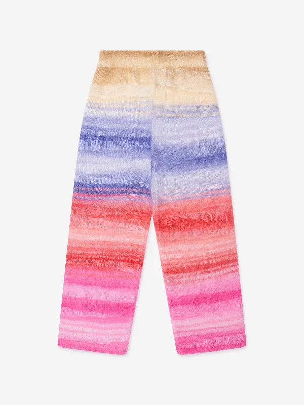 Missoni Girls Knitted Trousers in Multicolour