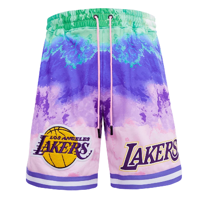 NBA LOS ANGELES LAKERS MEN'S SHORT DIP DYE (MULTI)