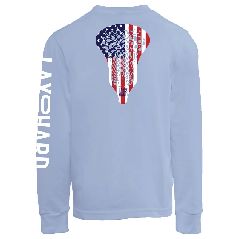 Boys American Lacrosse Long Sleeve T-Shirt