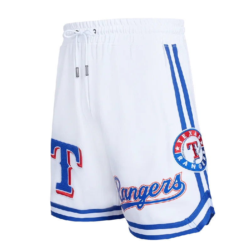 MLB TEXAS RANGERS CLASSIC CHENILLE MEN'S SHORT (WHITE)