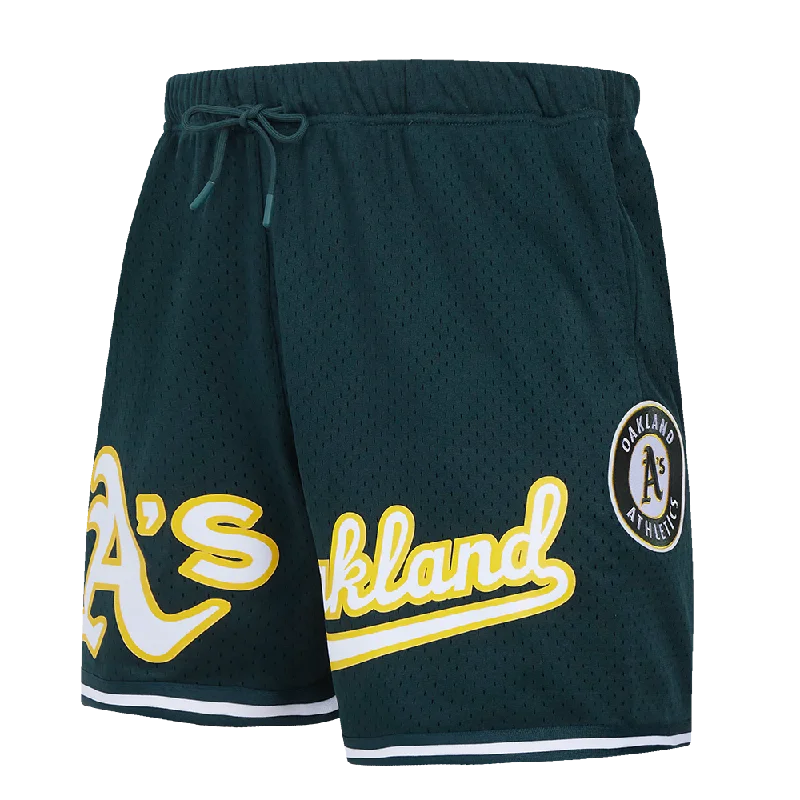 MLB OAKLAND ATHLETICS LOGO MEN'S MESH SHORT (FOR)