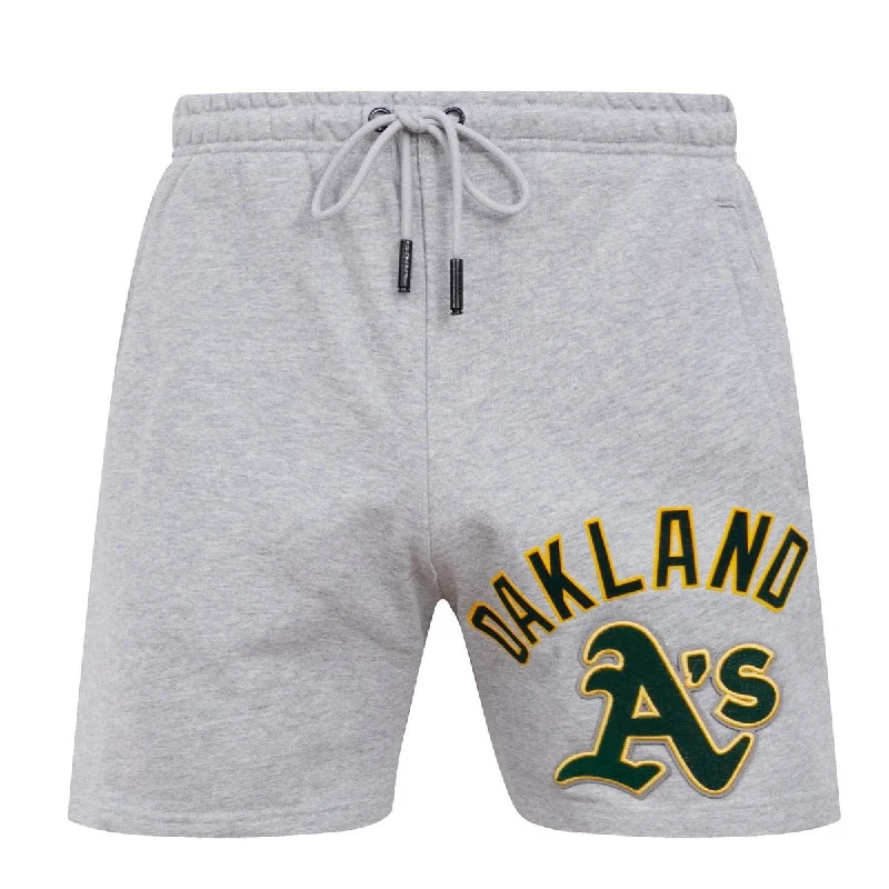 MLB OAKLAND ATHLETICS CLASSIC MEN'S SHORT (HEATHER GREY)