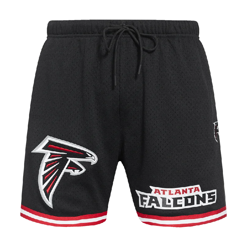 NFL ATLANTA FALCONS CLASSIC MEN'S MESH SHORT (BLACK/RED)