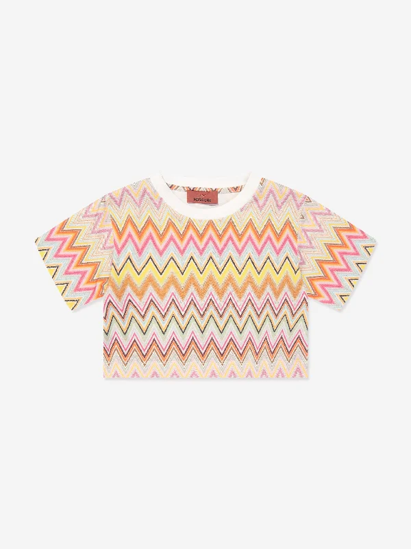 Missoni Girls Zigzag T-Shirt in Multicolour