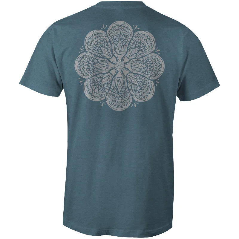 Womens Boho Lacrosse T-Shirt - Teal