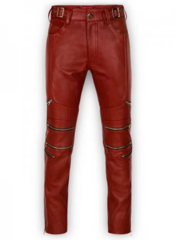 Koza Leathers Men's Real Lambskin Leather Pant MP009