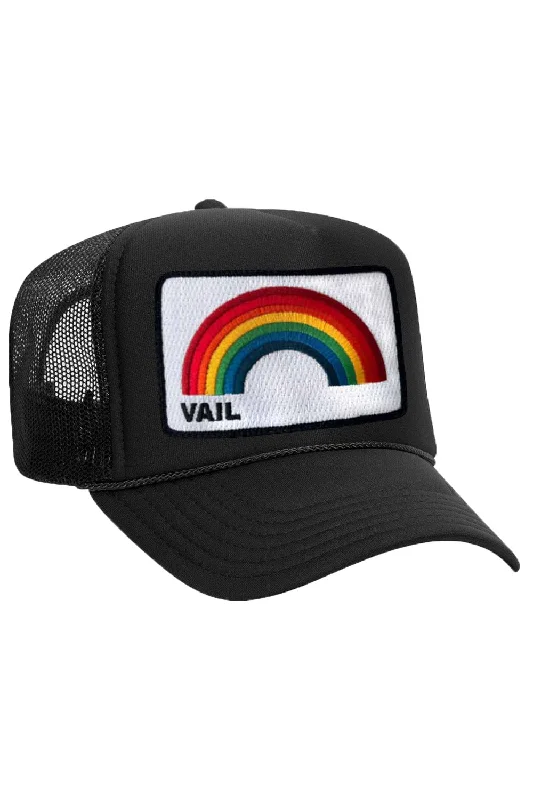 VAIL RAINBOW VINTAGE LOW RISE FOAM TRUCKER HAT