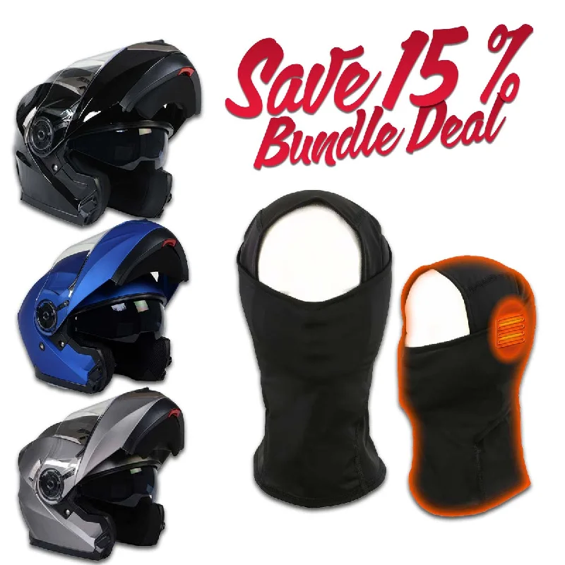 Milwaukee Modular Helmets and NexGen Heated Balaclava Bundle