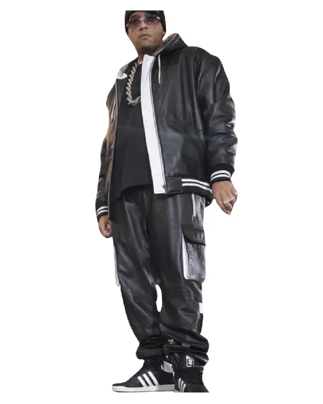 Mens Leather Sweat Suit