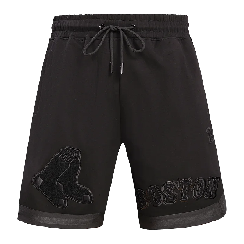 MLB BOSTON RED SOX TRIPLE BLACK MEN'S SHORT (TRIPLE BLACK)