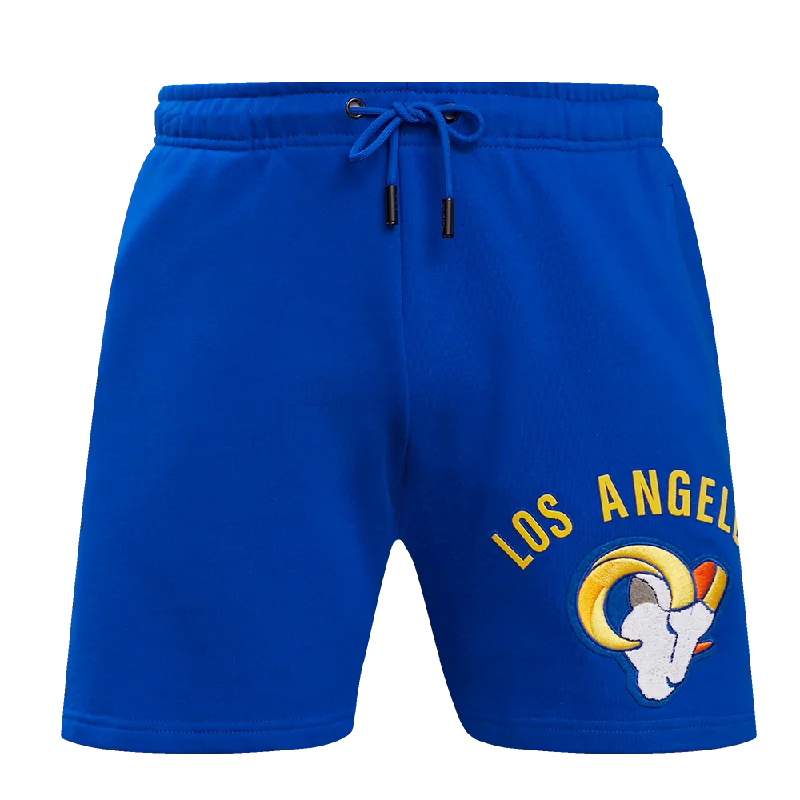 NFL LOS ANGELES RAMS CLASSIC BRISTLE MEN'S SHORT (ROYAL BLUE)