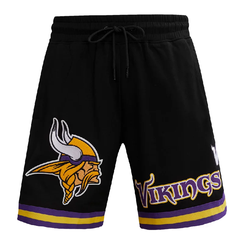 NFL MINNESOTA VIKINGS CLASSIC CHENILLE DK SHORT (BLACK)