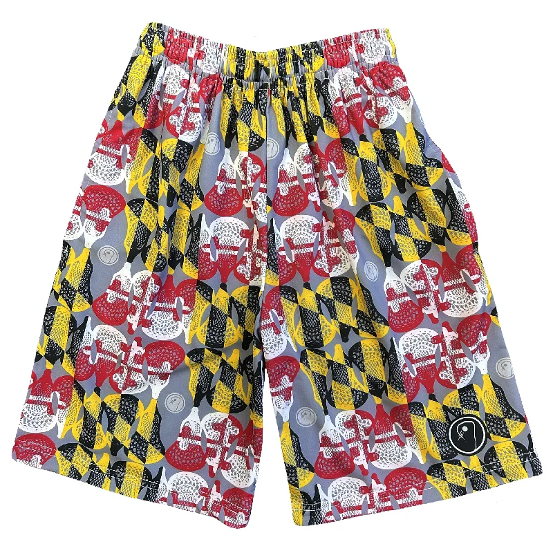 Mens Maryland Flag Lacrosse Shorts