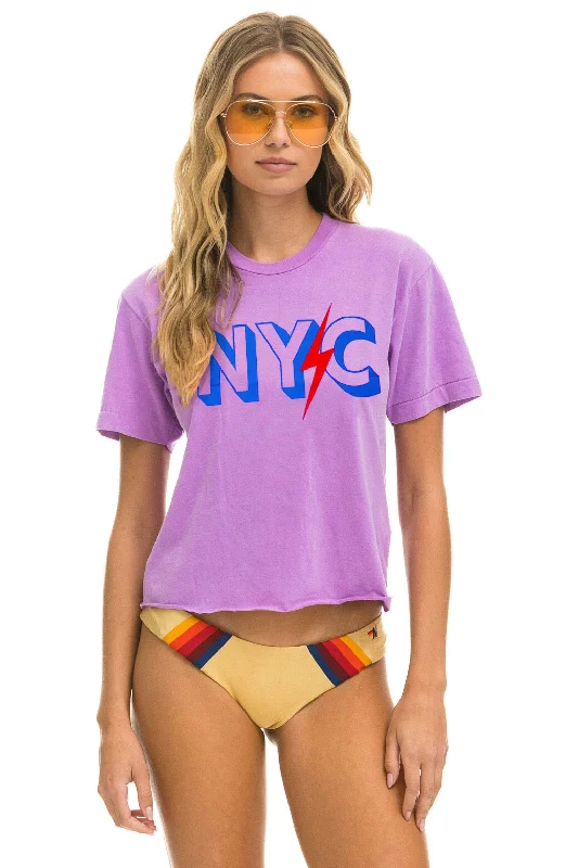 GOV BALL 2024 BOYFRIEND TEE - NEON PURPLE