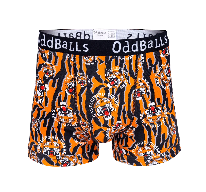 Castleford Tigers - Stripe - Mens Boxer Shorts