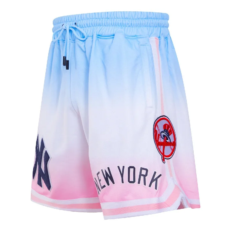 MLB NEW YORK YANKEES LOGO PRO TEAM MEN'S SHORT (BLUE/WHITE/PINK)