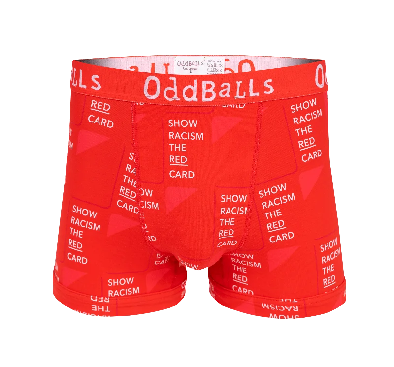 Show Racism The Red Card - Mens Boxer Shorts