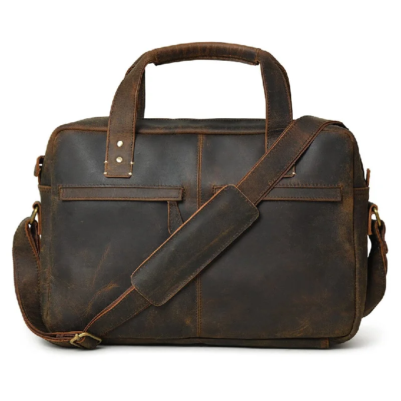 Perkins Buffalo Leather Office Briefcase