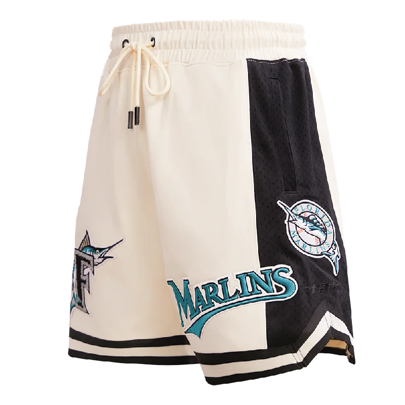 MLB FLORIDA MARLINS RETRO CLASSIC MEN'S 2.0 SHORT (EGGSHELL/ BLACK)