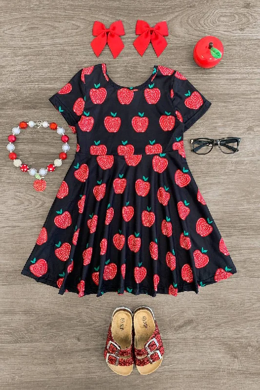 Black & Red Apple Dress