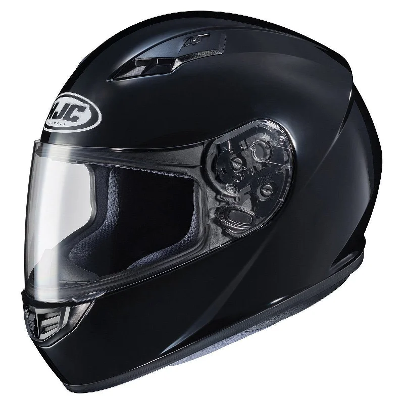 Close Out HJC CS-R3 Black Full Face Motorcycle Helmet -Size Medium