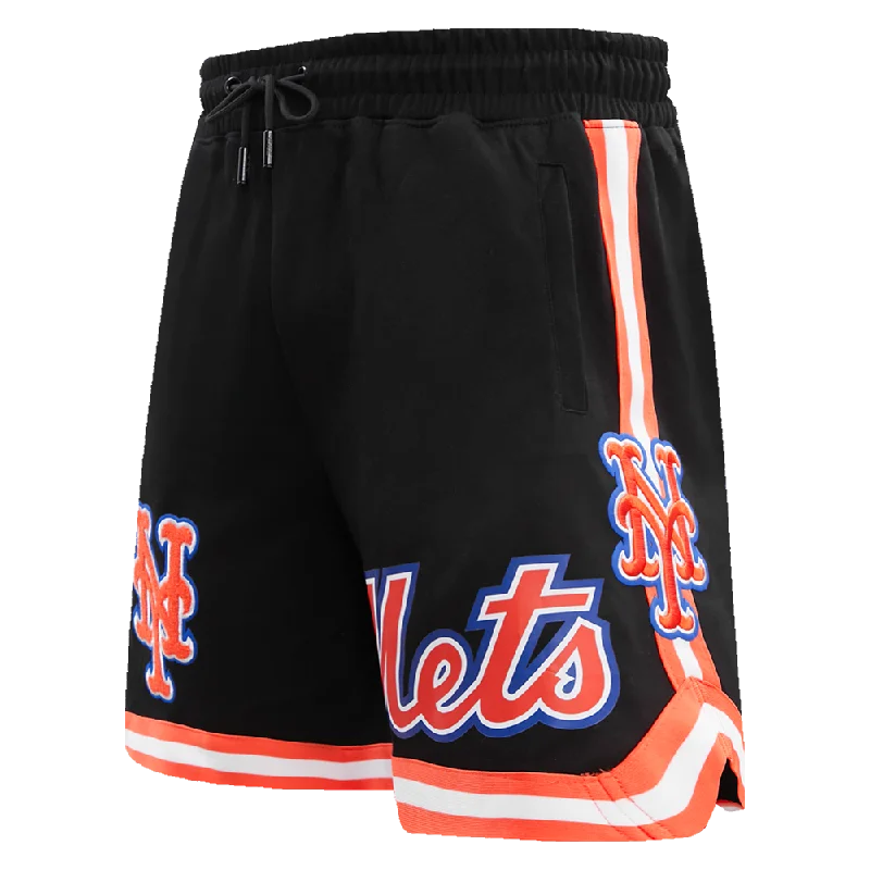 MLB NEW YORK METS CLASSIC CHENILLE MEN'S SHORT (BLACK)