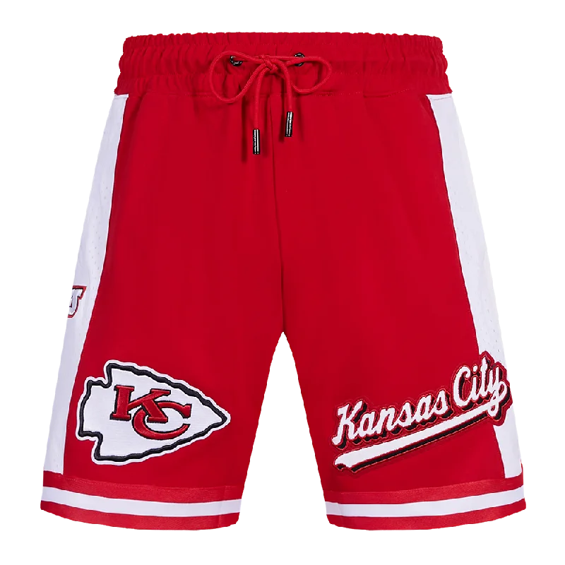 NFL KANSAS CITY CHIEFS SCRIPT TAIL MEN'S DK 2.0 SHORT (RED)