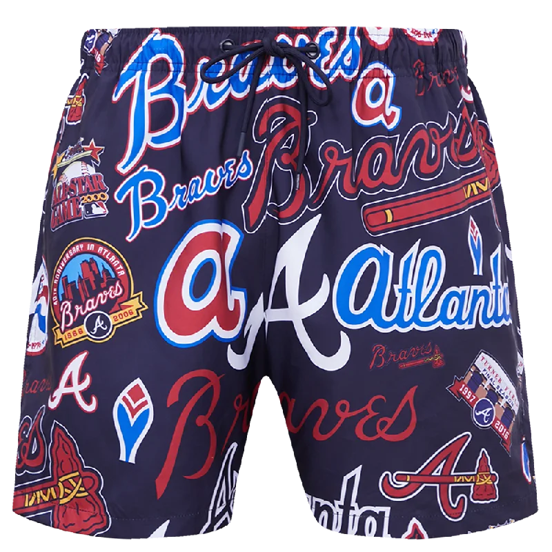 MLB ATLANTA BRAVES TOSS LOGO MEN'S WOVEN SHORT (1AB)