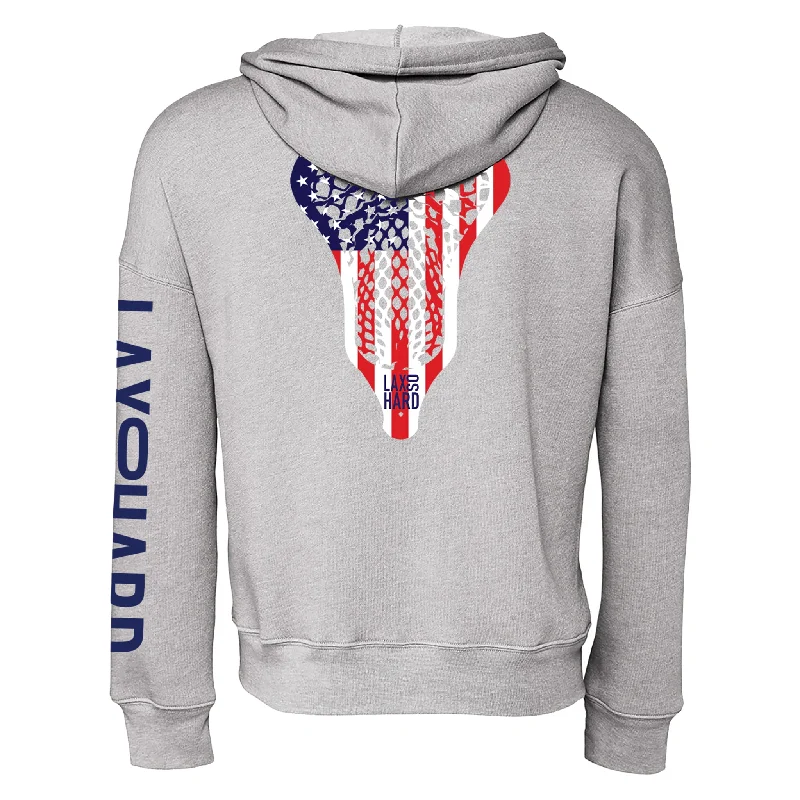 Mens American Lacrosse Hoodie