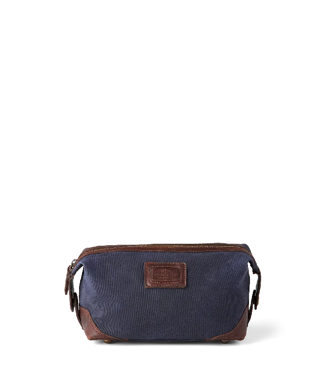 Everyday Waxed Canvas Dopp Kit :: Navy