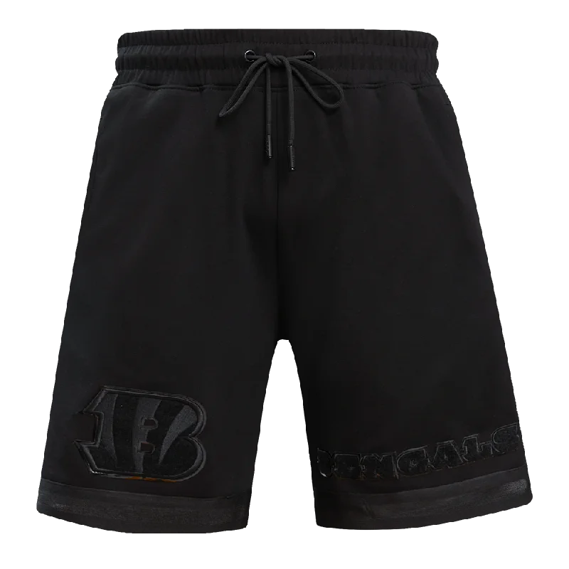 NFL CINCINNATI BENGALS TRIPLE BLACK MEN'S SHORT (TRIPLE BLACK)