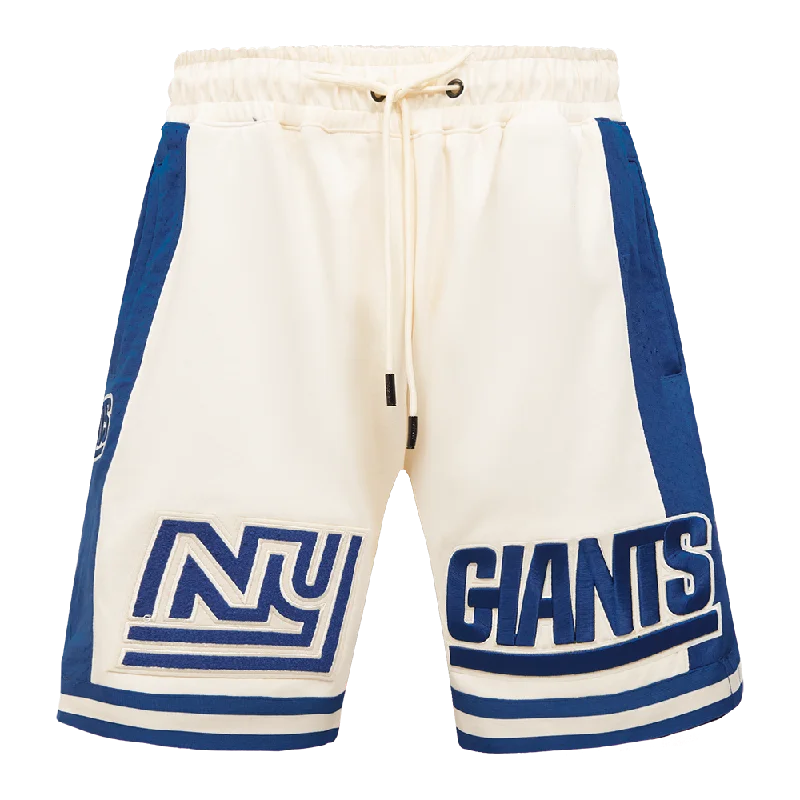 NFL NEW YORK GIANTS RETRO CLASSIC MEN'S 2.0 SHORT (EGGSHELL/DODGER BLUE)