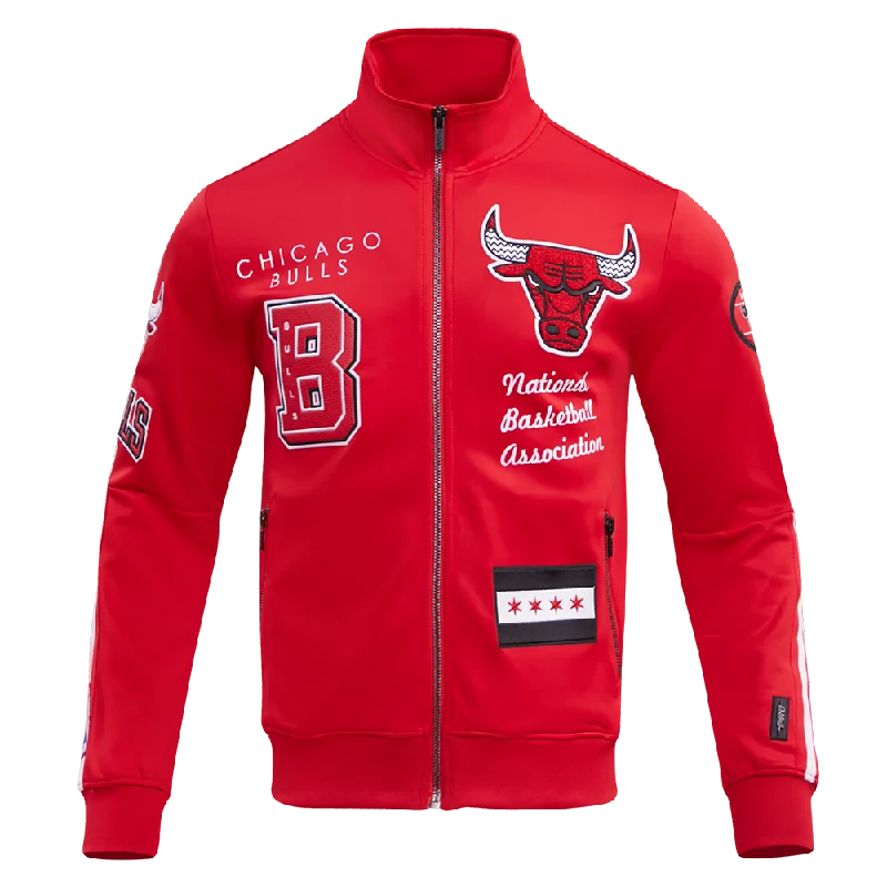 CHICAGO BULLS CHERRY 2.0 DK TRACK JACKET (RED)