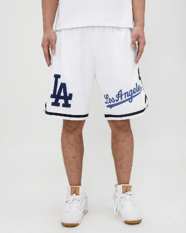 MLB LOS ANGELES DODGERS LOGO PRO TEAM MEN'S SHORT (WHITE)