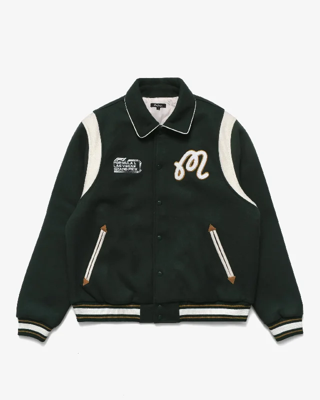 MALBON x FELT LETTERMAN JACKET