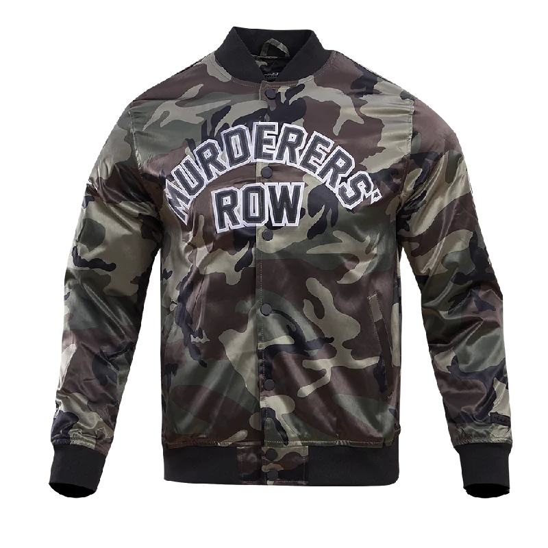 MLB NEW YORK YANKEES MURDERERS' ROW CAMO AOP SATIN JACKET (CAMO)