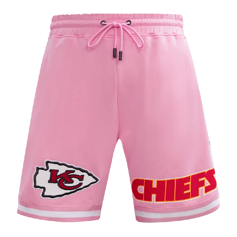 NFL KANSAS CITY CHIEFS CLASSIC CHENILLE MEN'S SHORT (PINK)