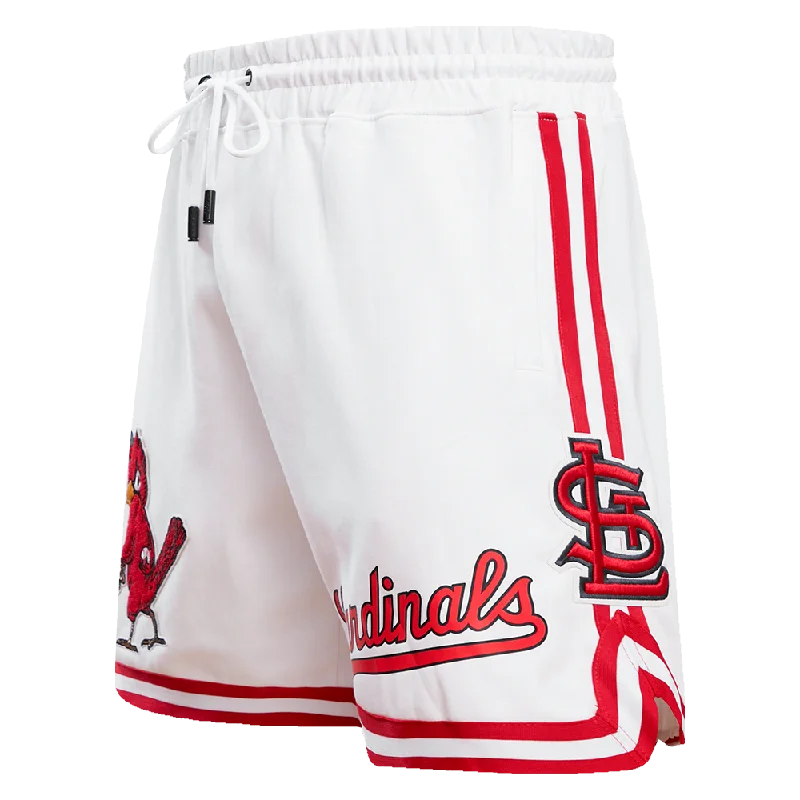 MLB ST. LOUIS CARDINALS CLASSIC CHENILLE MEN'S SHORT (WHITE)