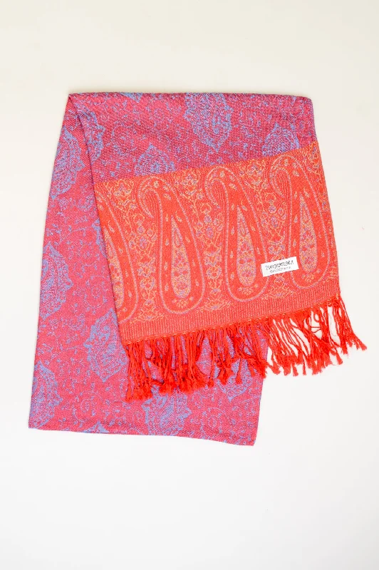 Pashmina Scarf, Melon Blue