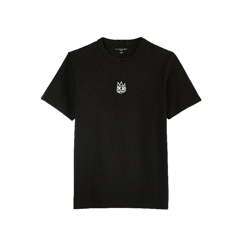 Cult's Short Sleeve Crew Neck Tee "Old English Logo" in Steel