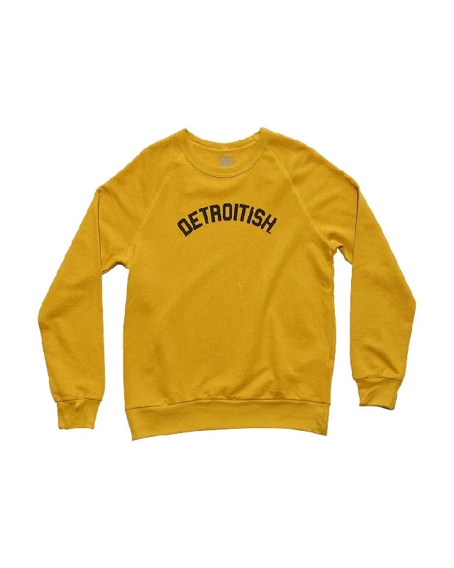 Ink Detroit Detroitish French Terry Crewneck Sweatshirt - Gold